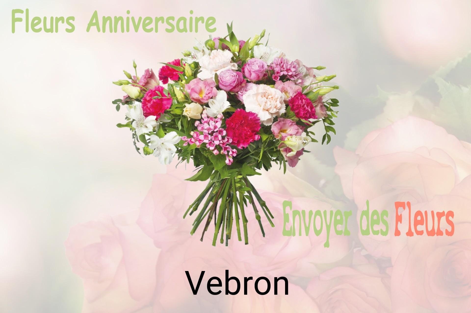 Bouquet de fleurs d’anniversaire livré à Vebron